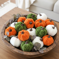 Braided Mini Fabric Pumpkin