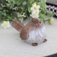 Wood Look Bird Table Decor