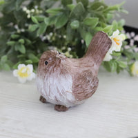 Wood Look Bird Table Decor