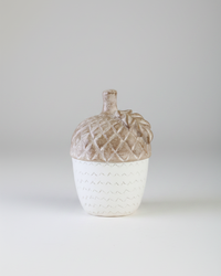 Brown and Tan Resin Acorn