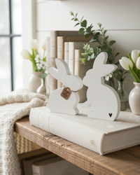 Bunny Couple "Olive and Hazel" Set of Two