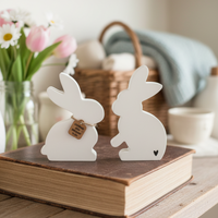 Bunny Couple "Olive and Hazel" Set of Two