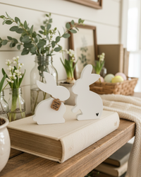 Bunny Couple "Olive and Hazel" Set of Two