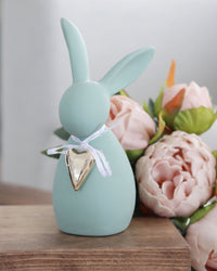Dolomite Bunny With Heart and Bow