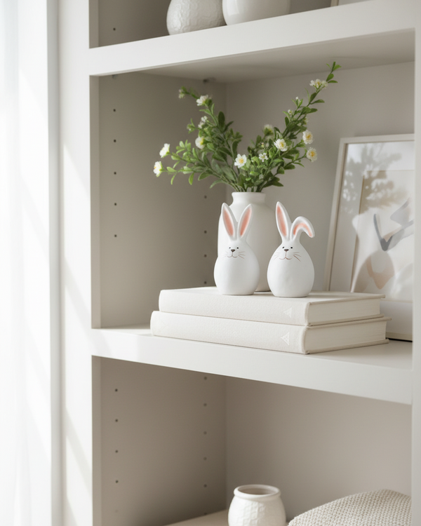 Bunny Egg Figurine