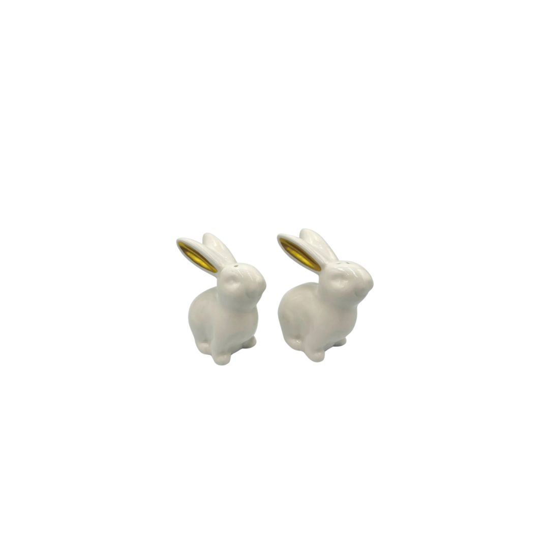 Ceramic Bunny Salt and Pepper Set