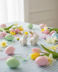 Ceramic Bunny Salt and Pepper Set