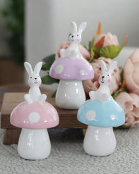 Dolomite Mushroom With Bunny