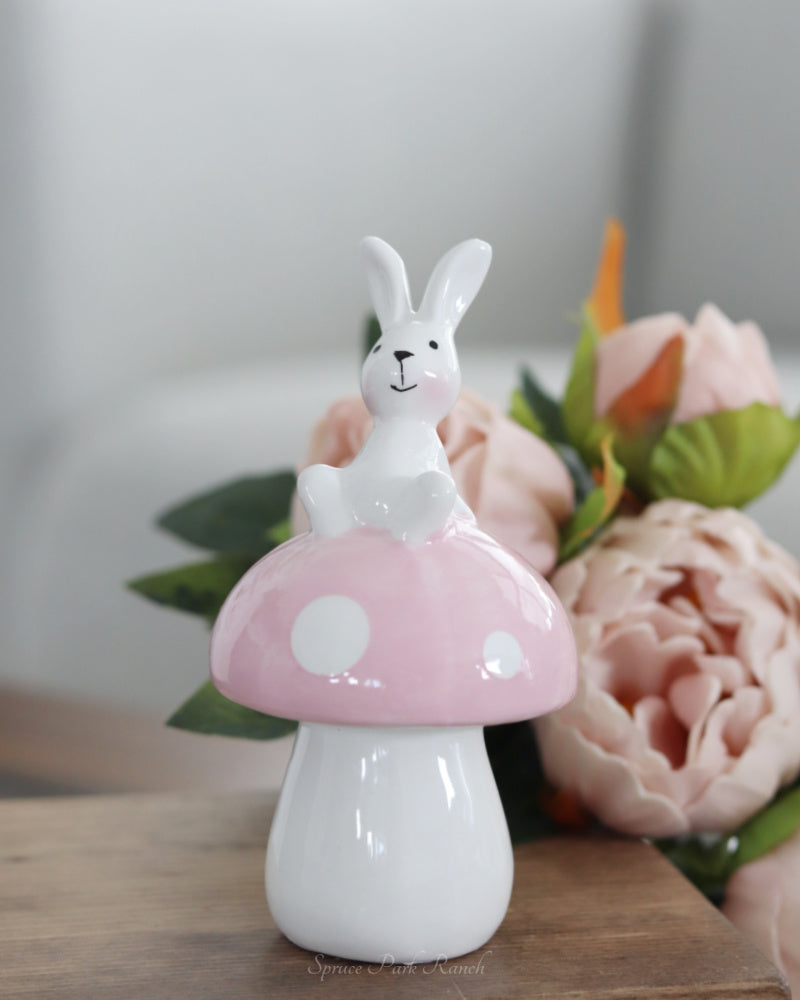 Dolomite Mushroom With Bunny