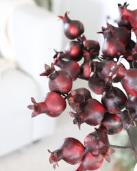 Burgundy Pomegranate Stem 28"