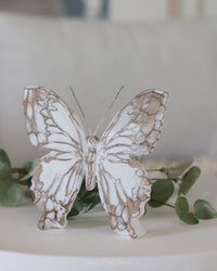 Whitewashed Tabletop Butterfly