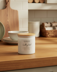 Crossroads Crackling Birch Coloured Glass Jar Candle 14oz