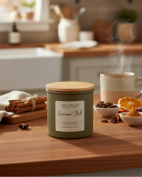 Crossroads Cinnamon Sticks Coloured Glass Jar 14oz