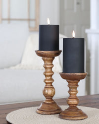 Wood Candle Holder