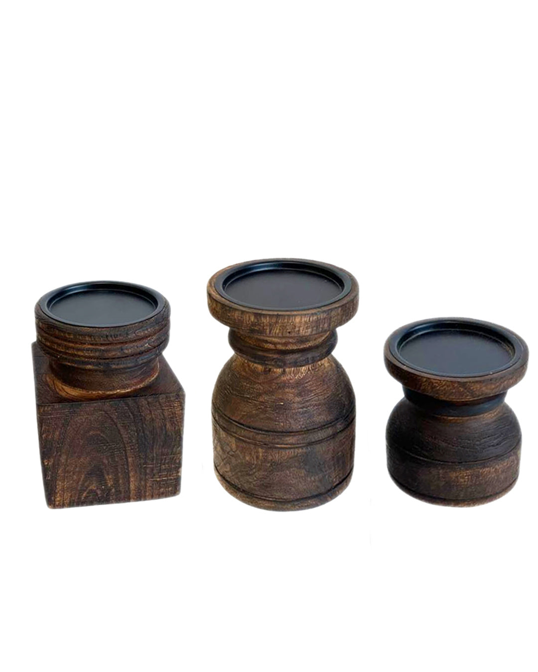 Reclaimed Wood Candle Holder