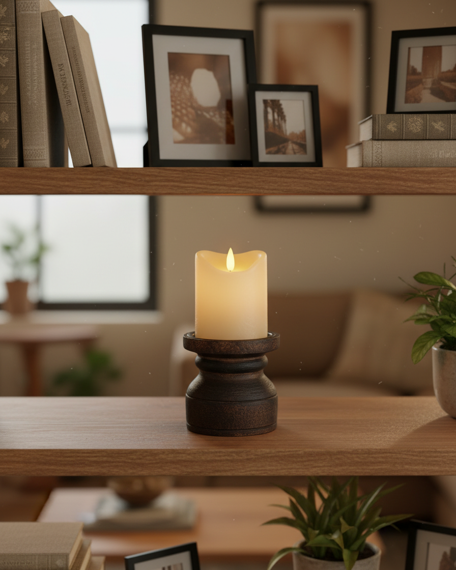 Reclaimed Wood Candle Holder