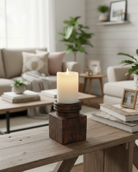 Reclaimed Wood Candle Holder