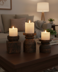 Reclaimed Wood Candle Holder
