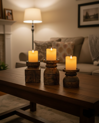 Reclaimed Wood Candle Holder