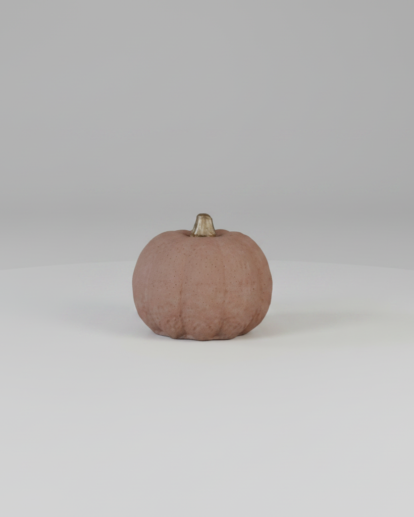 Caramel Concrete Mini Pumpkin