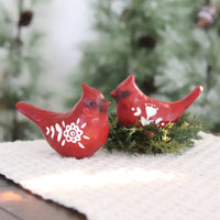 Cardinal Bird Figurine