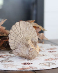 Small Carved Resin Turkey