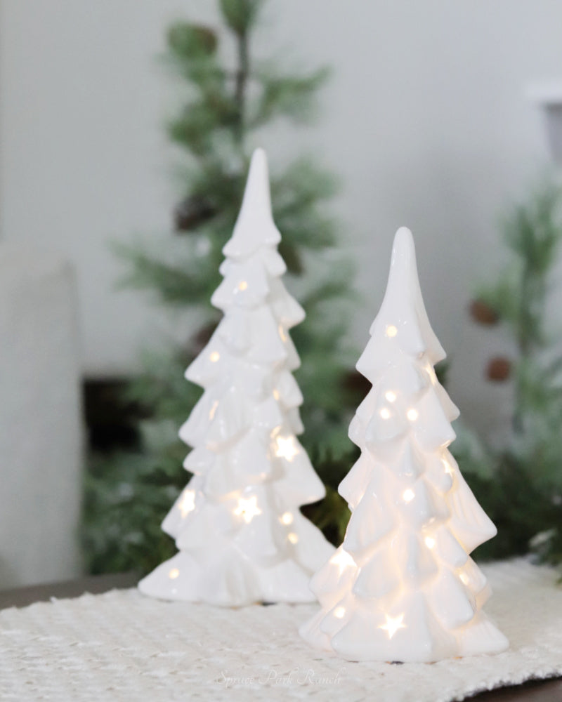 Ceramic Light Up Christmas Tree