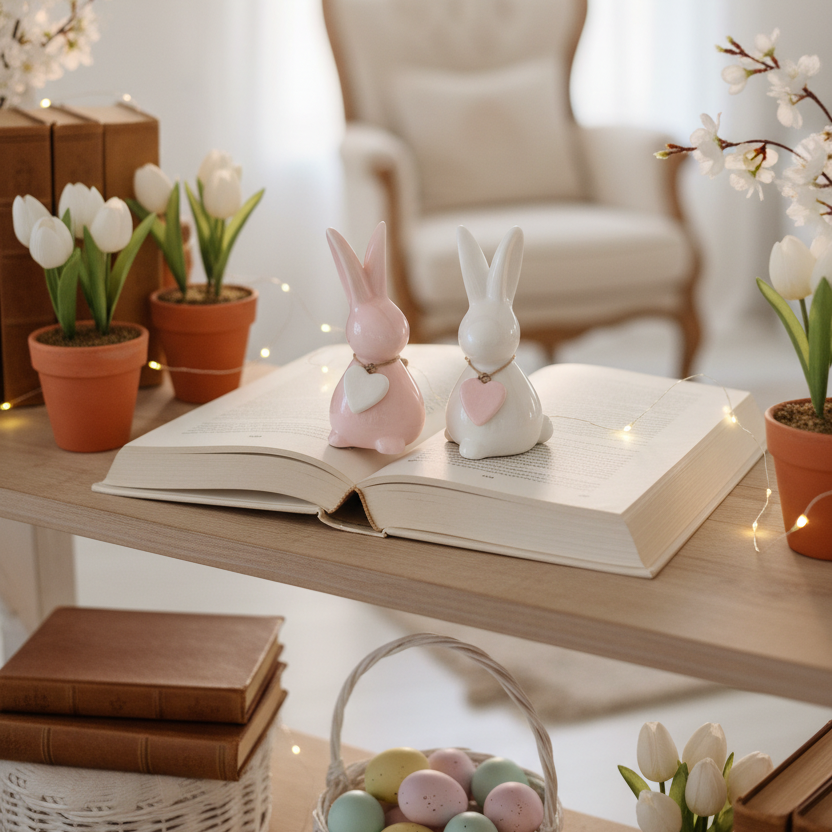 Dolomite Bunny With Heart