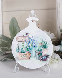Country Garden Spoon Rest - Welcome to My Garden