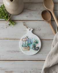 Country Garden Spoon Rest - Welcome to My Garden