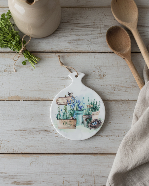Country Garden Spoon Rest - Welcome to My Garden