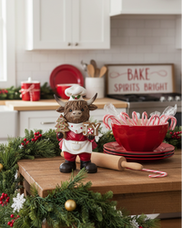 Holiday Highland Cow Chef