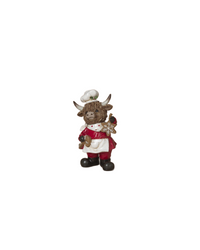 Holiday Highland Cow Chef