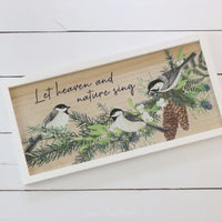 Chickadee Wood Sign