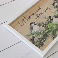 Chickadee Wood Sign