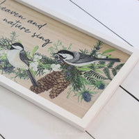 Chickadee Wood Sign