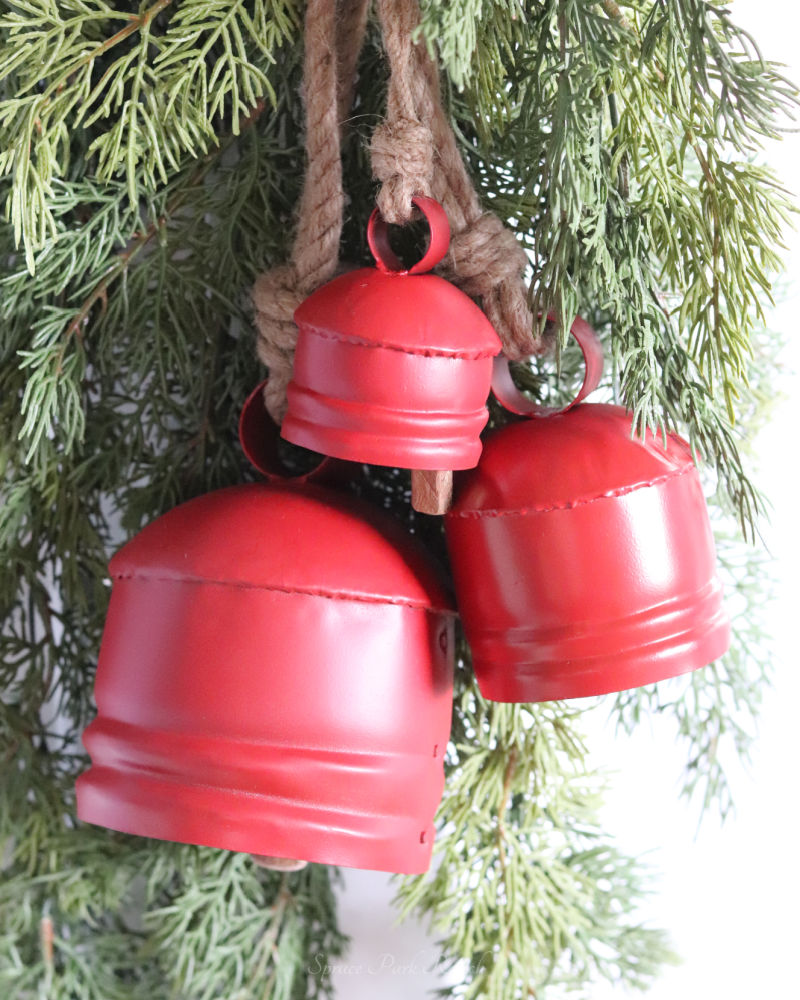 Handmade Classic Artisan Bells Red Set of 3