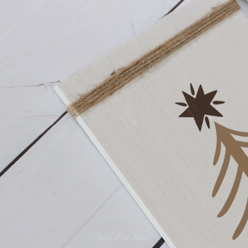 Scandi Christmas Tree Signs