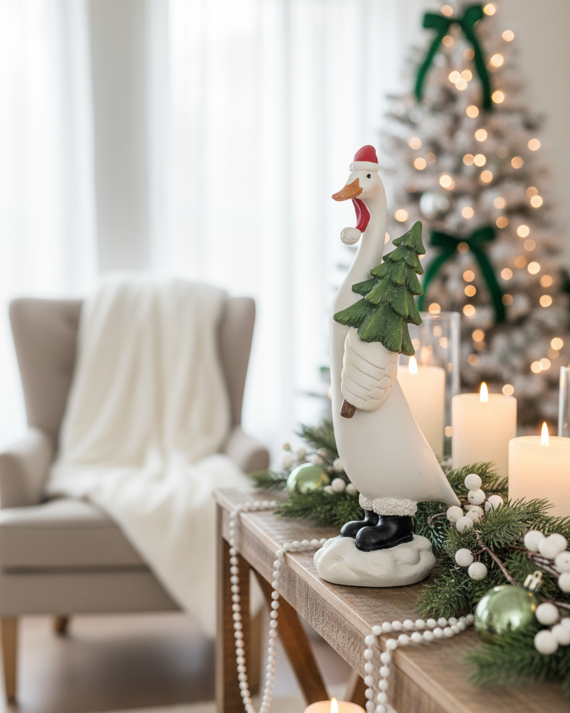 Christmas Goose in Boots