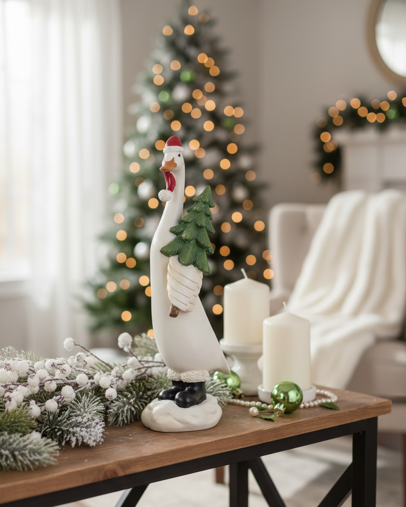Christmas Goose in Boots