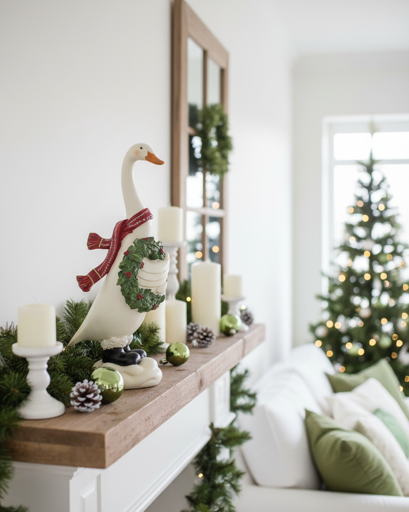 Christmas Goose in Boots