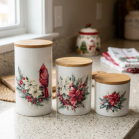 Classic Christmas Canister Set