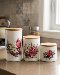 Classic Christmas Canister Set