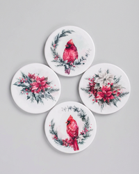 Classic Christmas Coasters Set of 4