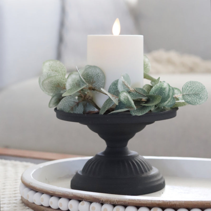 Candle Holder Matte Black