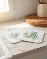 Country Garden Pot Holders Set of 2