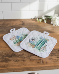 Country Garden Pot Holders Set of 2