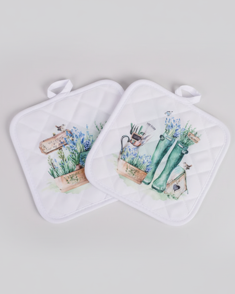 Country Garden Pot Holders Set of 2