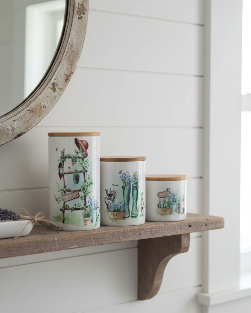 Country Garden Canister Set
