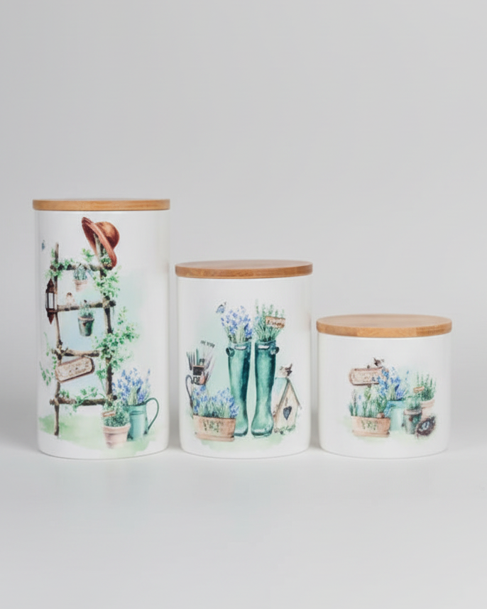 Country Garden Canister Set